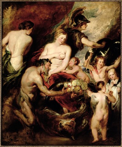 Paz y guerra de William Etty